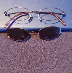 Coach Cassidy Eyeglass frames with clip on